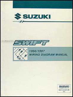 1996-1997 Suzuki Swift Wiring Diagram Manual Original
