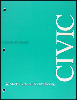 1996-1998 Honda Civic Electrical Troubleshooting Manual Original