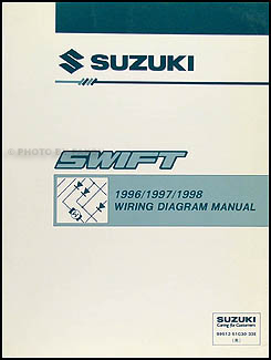 1996-1998 Suzuki Swift Wiring Diagram Manual Original