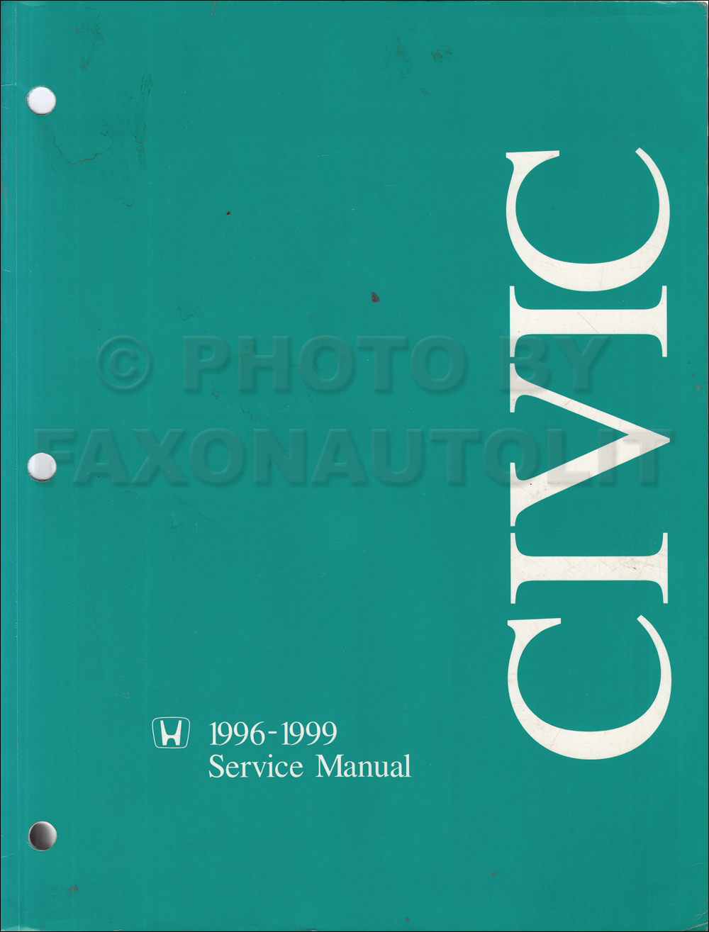 1996-2000 Honda Civic Repair Manual Original 