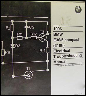 1996 BMW 318ti Electrical Troubleshooting Manual Original