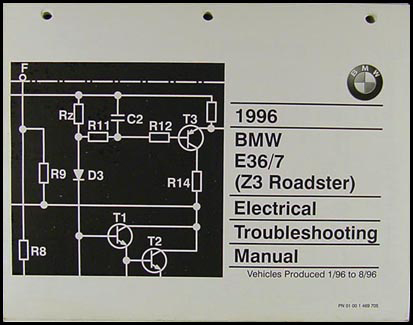1996 BMW Z3 Roadster Electrical Troubleshooting Manual Original