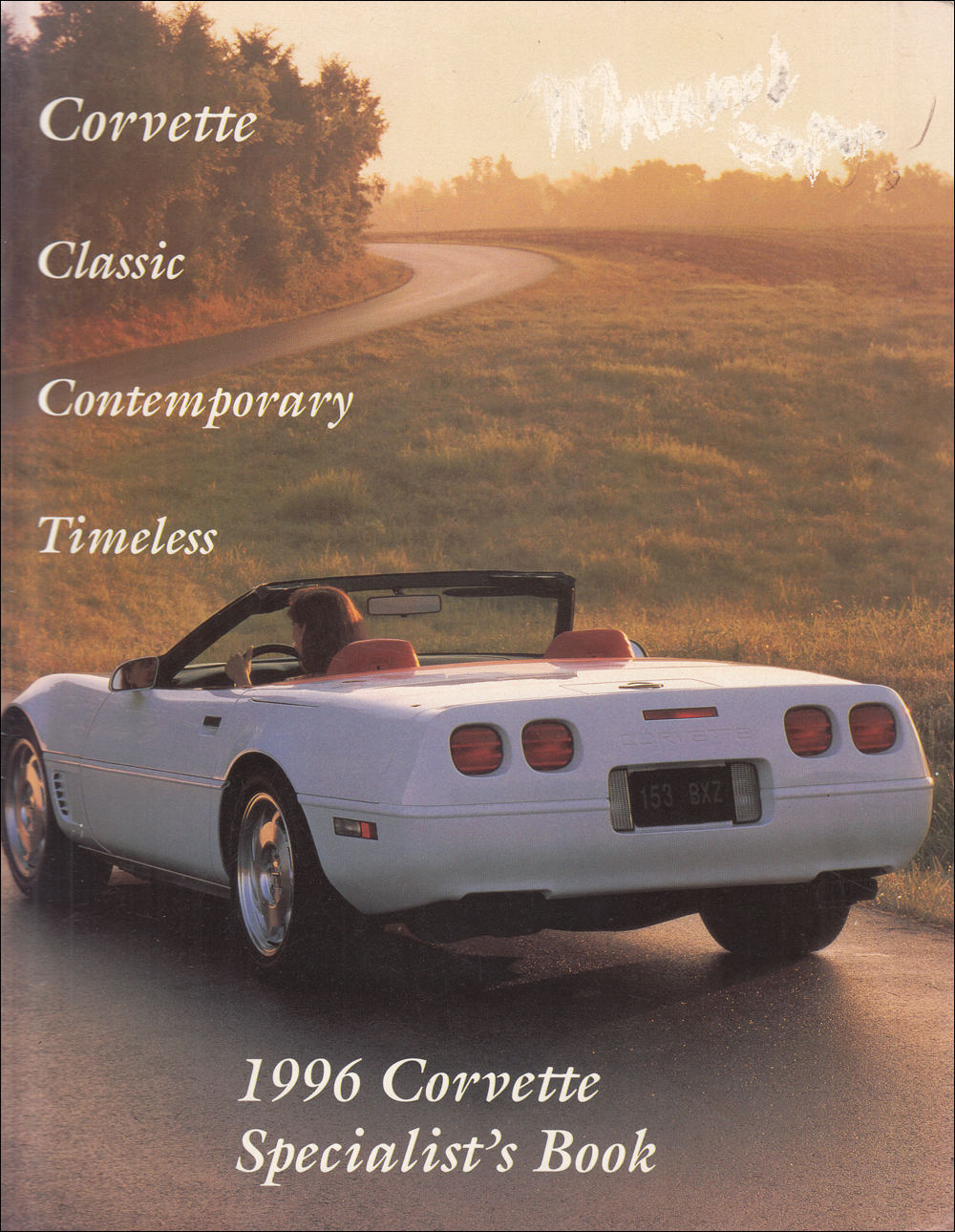 1996 Chevrolet Corvette Color & Upholstery Dealer Album/Data Book Original 