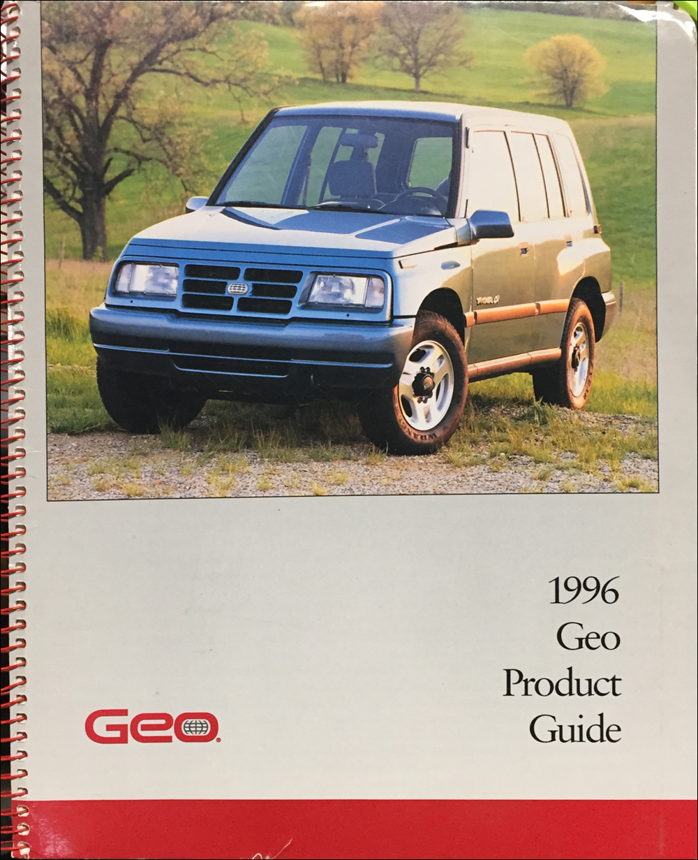 1996 Geo Color & Upholstery Dealer Album/Data Book Original
