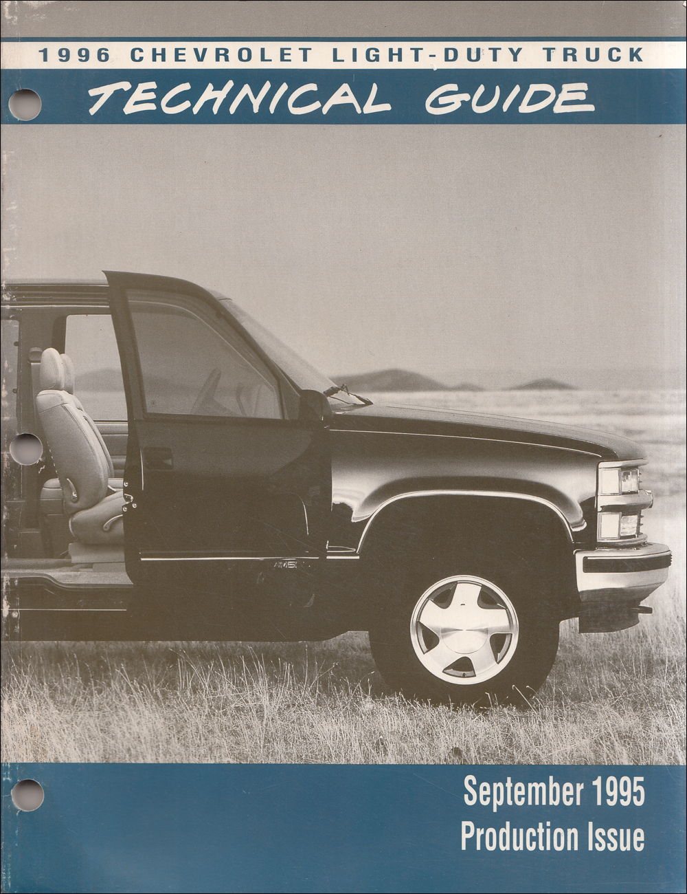 1996 Chevrolet Truck Technical Guide Dealer Album Original Production Issue