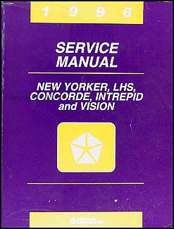 1996 Vision, Concorde, LHS, New Yorker, Intrepid Repair Shop Manual Original 