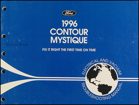 1996 Ford Contour Mercury Mystique Electrical Troubleshooting Manual