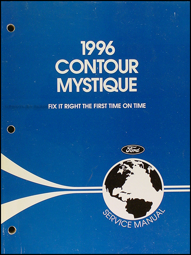 1996 Ford Contour and Mercury Mystique Shop Manual Original