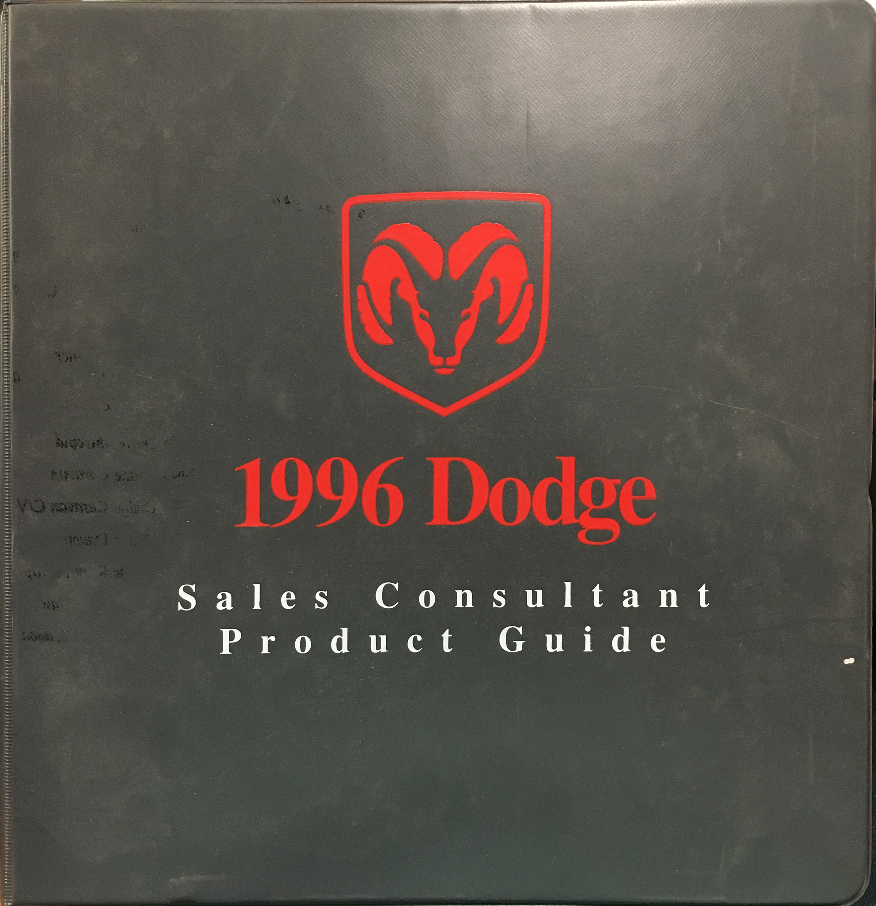 1996 Dodge Sales Consultant Product Guide Original