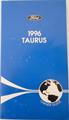 1996 Ford Taurus Owner's Manual Original