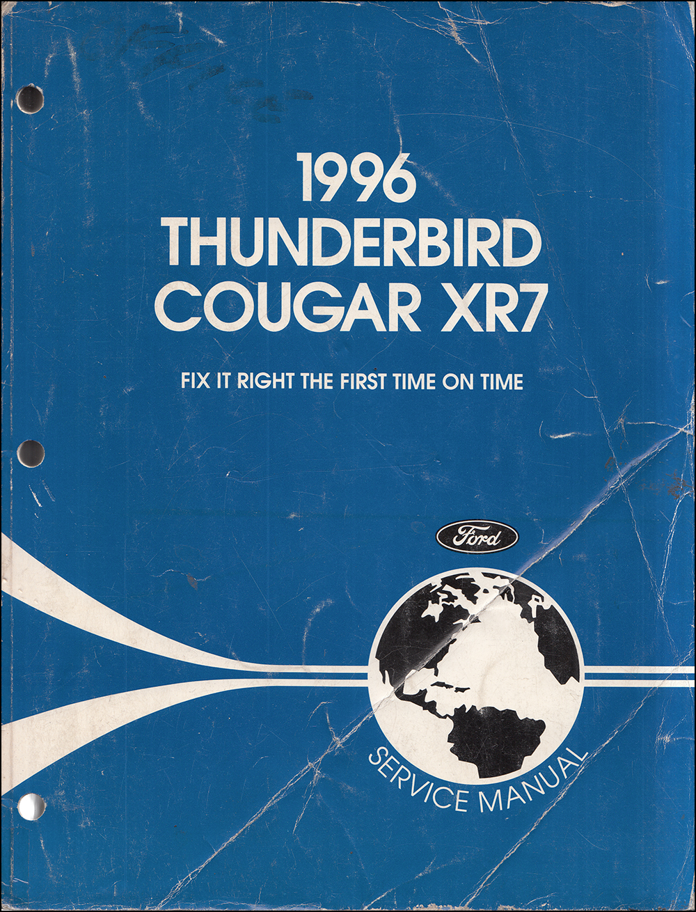 1996 Ford Thunderbird & Mercury Cougar XR7 Shop Manual Original