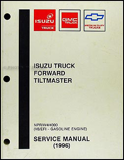 1996 NPR & W4 Gas Repair Manual Original 