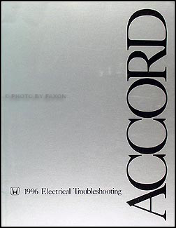 1996 Honda Accord Electrical Troubleshooting Manual Original