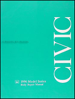 1996-2000 Honda Civic Body Repair Manual Original 
