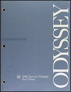 1996 Honda Odyssey Repair Manual Original 