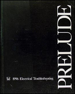 1996 Honda Prelude Electrical Troubleshooting Manual Original 