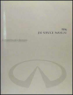 1996 Infiniti J30 Repair Manual Original 