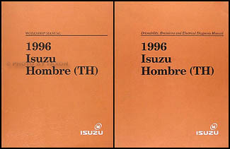 1996 Isuzu Hombre Repair Shop Manual Set Original