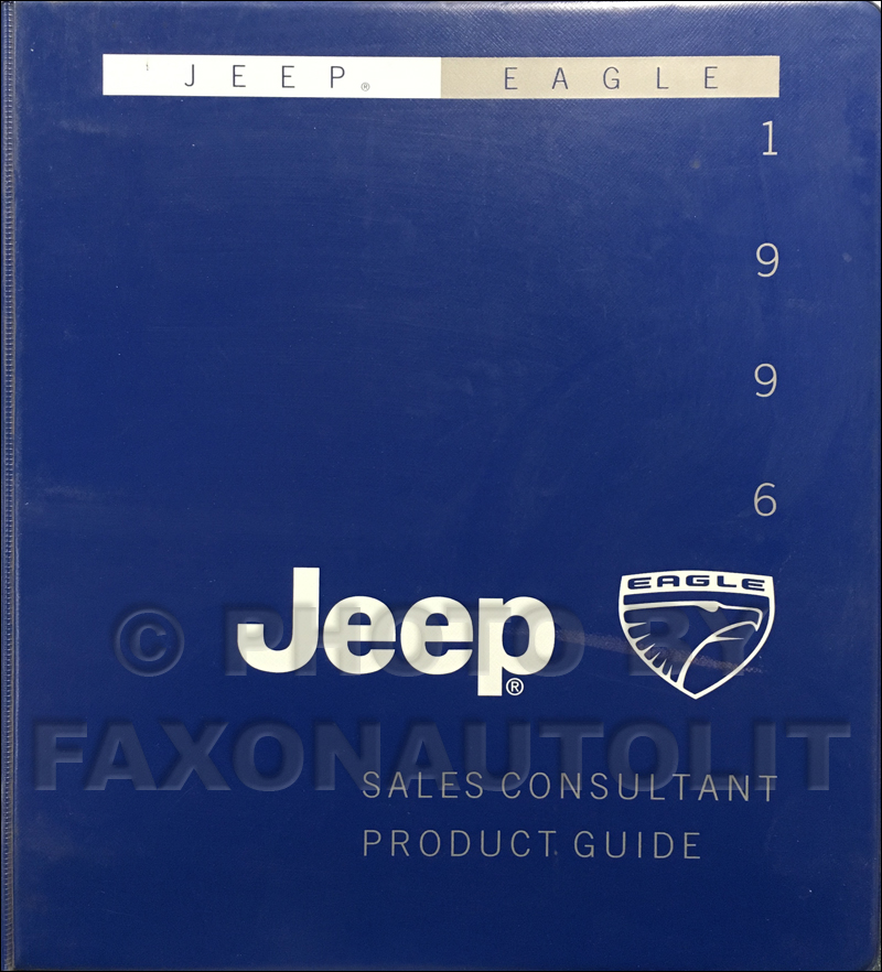1996 Jeep/Eagle Sales Consultant Product Guide Original