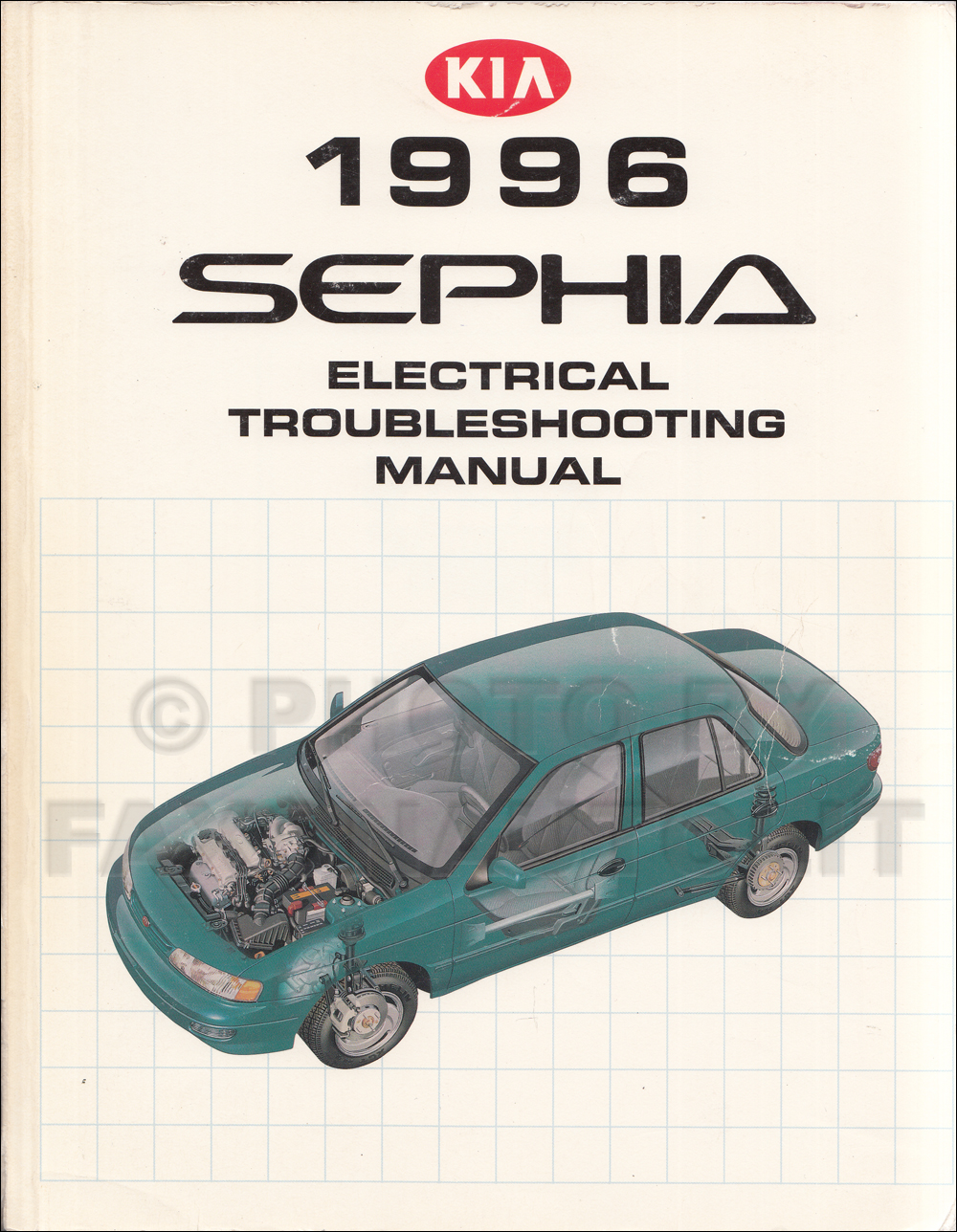 1996 Kia Sephia Electrical Troubleshooting & Vacuum Routing Manual