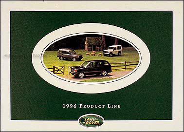 1996 Land Rover Original Sales Catalog Range/Discovery/Defender