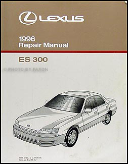 1996 Lexus ES 300 Repair Manual Original 