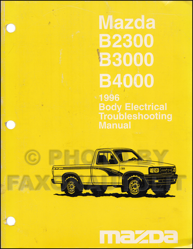 1994 Mazda Pickup Truck Repair Manual Original B2300 B3000 B4000