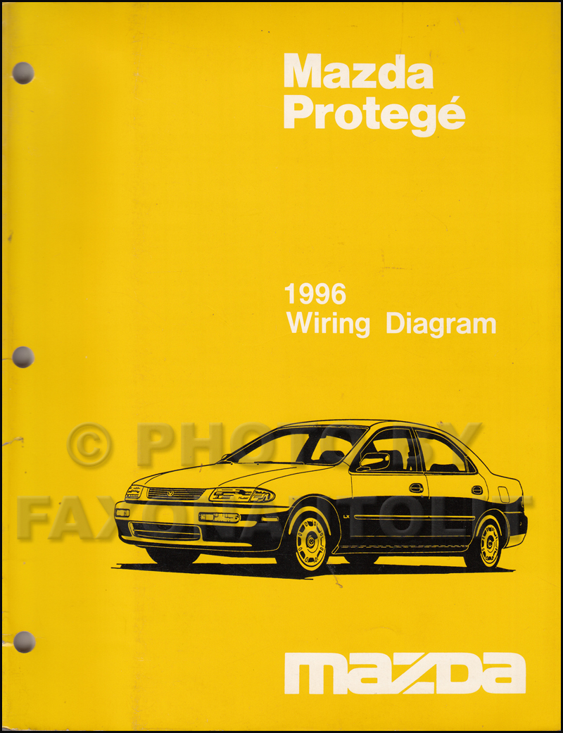 1996 Mazda Protege Wiring Diagram Manual Original