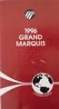 1996 Mercury Grand Marquis Owner's Manual Original
