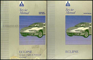 1996 Mitsubishi Eclipse Repair Manual Set Original