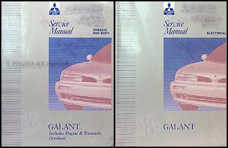 1996 Mitsubishi Galant Repair Manual Set Original