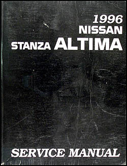 1996 Nissan Stanza Altima Repair Manual Original