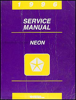 1996 Neon Shop Manual Original 