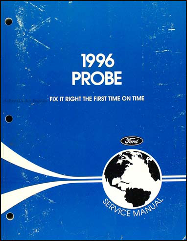 1996 Ford Probe Shop Manual Original 