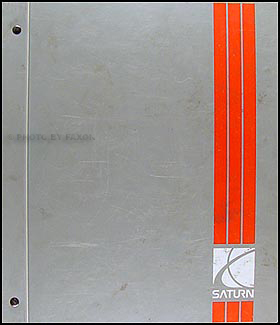 1996 Saturn Shop Manual Factory Original Binder 3 Vol. Set