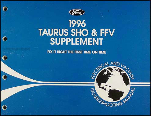 1996 Ford Taurus SHO and FFV Electrical Troubleshooting Manual Supp.