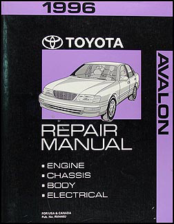 1996 Toyota Avalon Repair Manual Original 