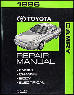 1996 Toyota Camry Repair Manual Original 