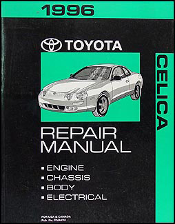 1996 Toyota Celica Repair Manual Original 