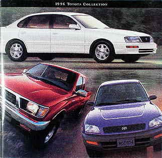 1996 Toyota Original Sales Catalog -- All Cars and Trucks