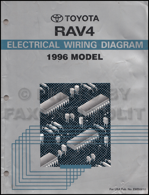 1996 Toyota RAV4 Wiring Diagram Manual Original