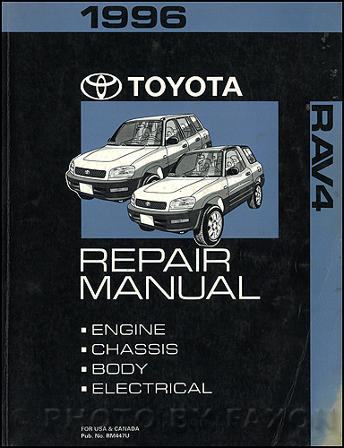 1996 Toyota RAV4 Repair Manual Original