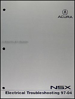 1997-2004 Acura NSX Electrical Troubleshooting Manual Original