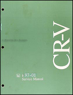 1997-2001 Honda CR-V Repair Manual Original 