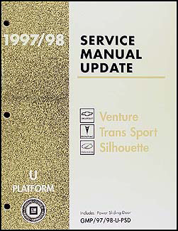 1997-1998 Venture/Trans Sport/Silhouette Power Sliding Door Repair Shop Manual