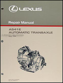 1997-1998 Lexus ES 300 Automatic Transaxle Overhaul Manual Original