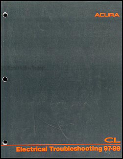 1997-1999 Acura CL Electrical Troubleshooting Manual Original