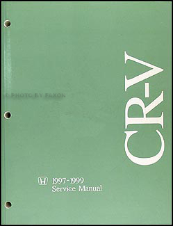 1997-1999 Honda CR-V Repair Manual Original 