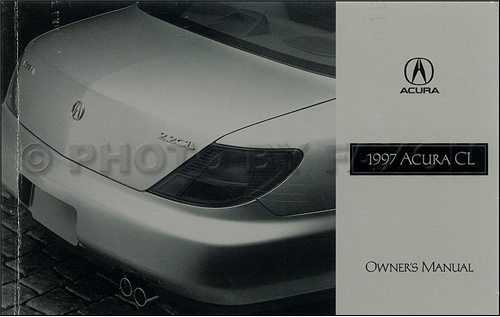 1997 Acura 2.2 CL Owners Manual Original