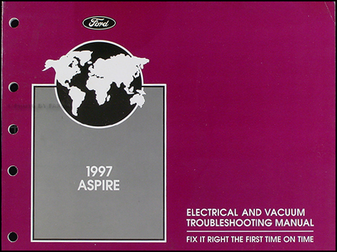 1997 Ford Aspire Original Electrical and Vacuum Troubleshooting Manual